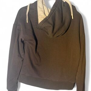 Antigua Gray and Black Women's Hoodie